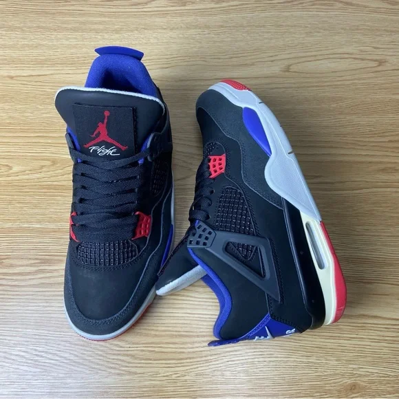 Jordan 4 Retro Rare Air -Men’s Fashion Sneakers -Velcro Design (White Lettering) - Picture 6 of 10